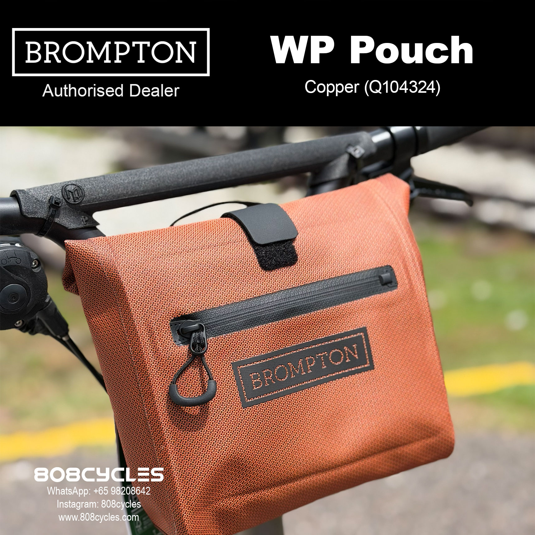 Brompton WP Pouch 2L - Cobalt or Copper - Image 7