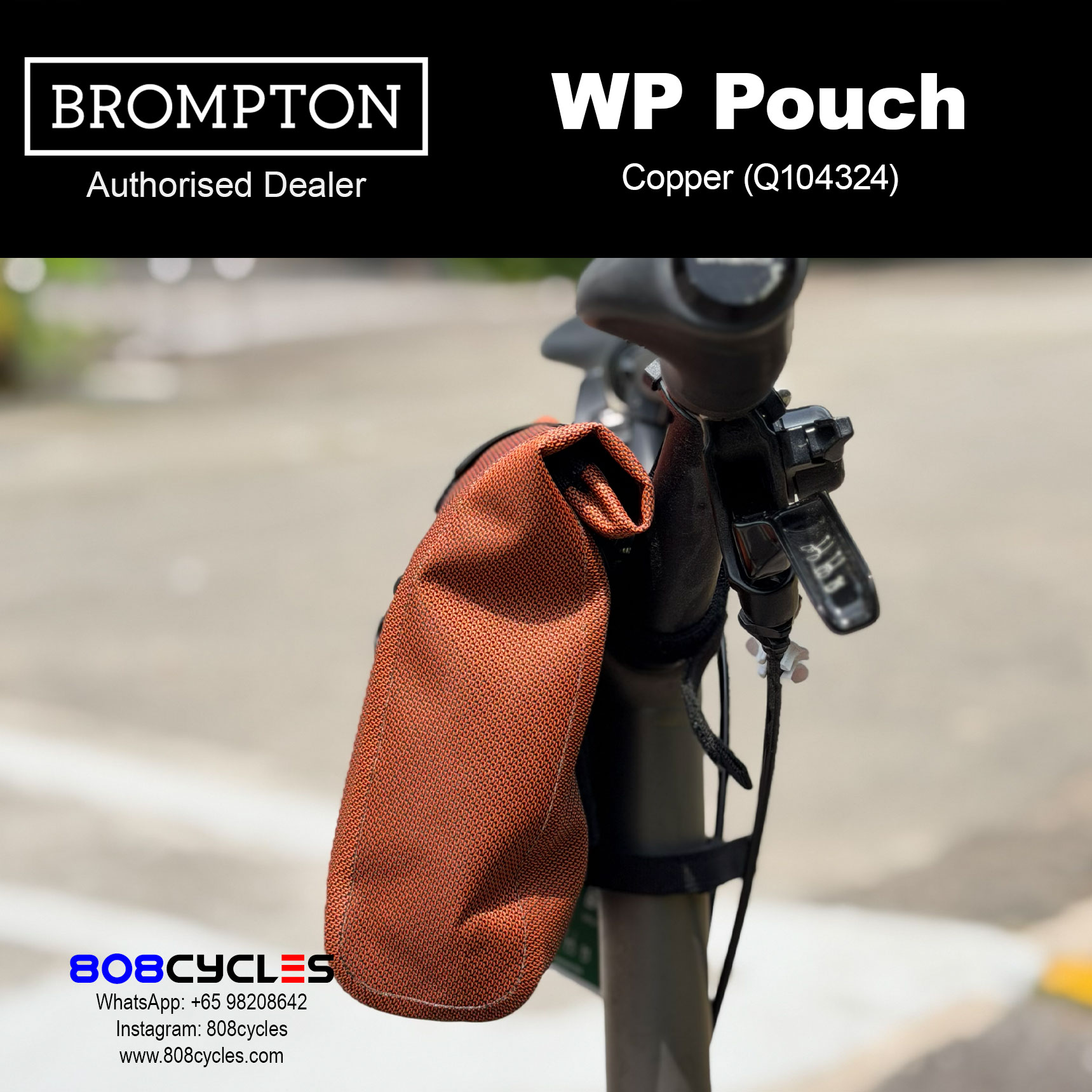 Brompton WP Pouch 2L - Cobalt or Copper - Image 9