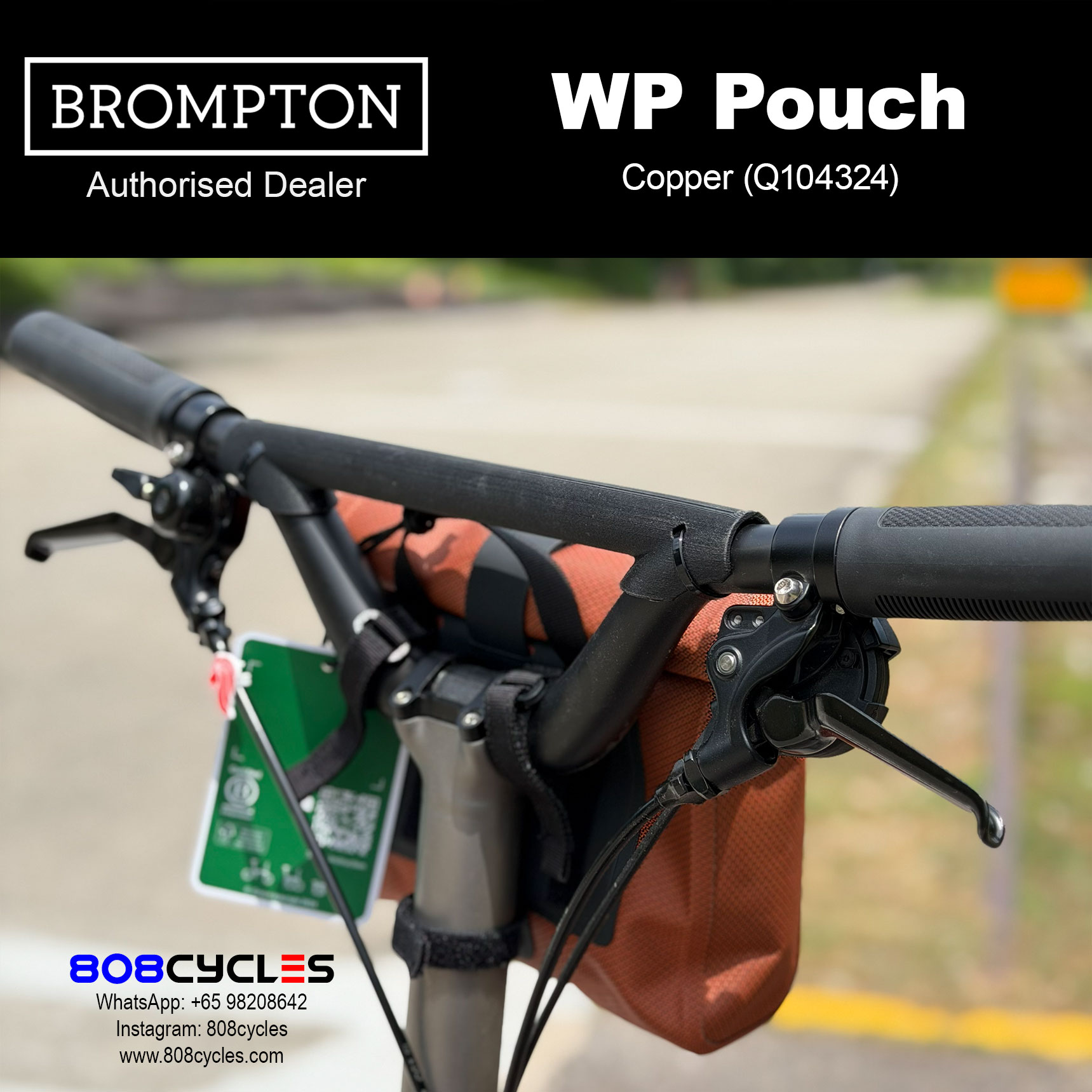 Brompton WP Pouch 2L - Cobalt or Copper - Image 8