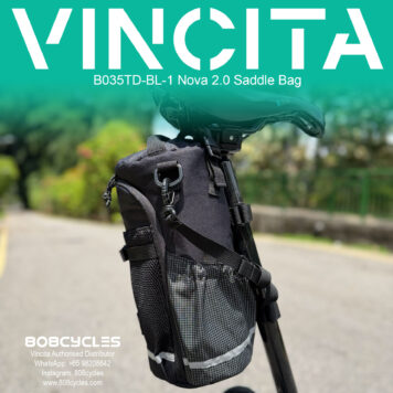 Vincita Nova 2.0 5.5L Saddle Bag for Brompton