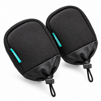 Vincita A133-BL Neoprene Pedal Socks for Folding Bikes on white background