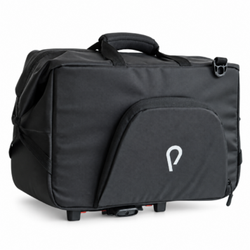 Vincita B181B-2+0 Big Nash 20L Rack and Pannier Bag for Brompton on white background