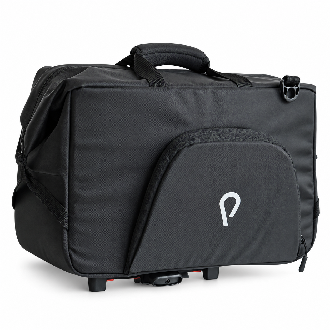 Vincita B181B-2+0 Big Nash 20L Rack and Pannier Bag for Brompton on white background