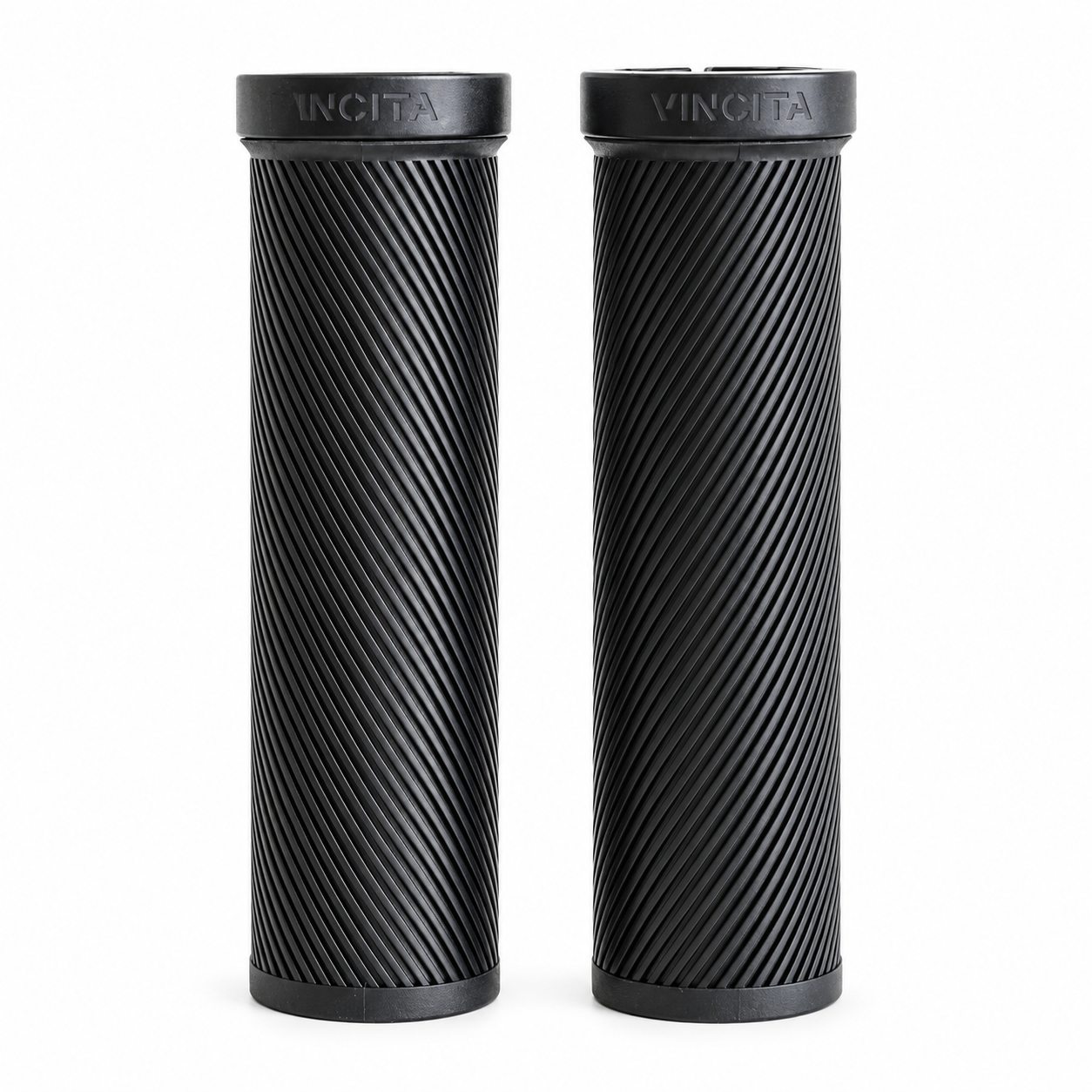 Vincita A073 115mm Lock-On Handlebar Grips for Brompton on white background