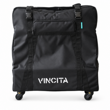 Vincita B132HX Sightseer 3.5 Wheeled Transport Bag for Brompton on white background