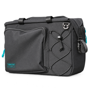 Vincita B181P Nash Pro 18.5L Rear Rack Bag for Brompton on white background