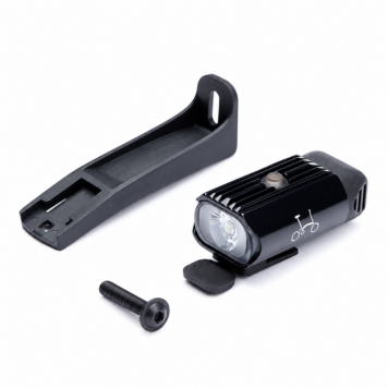 Brompton-Lezyne Hecto 500XL front light with G Line fork mount