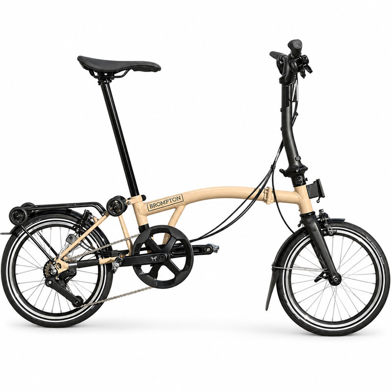Brompton P Line Mk2 M12R Dune Sand – 12-Speed – 808 Cycles