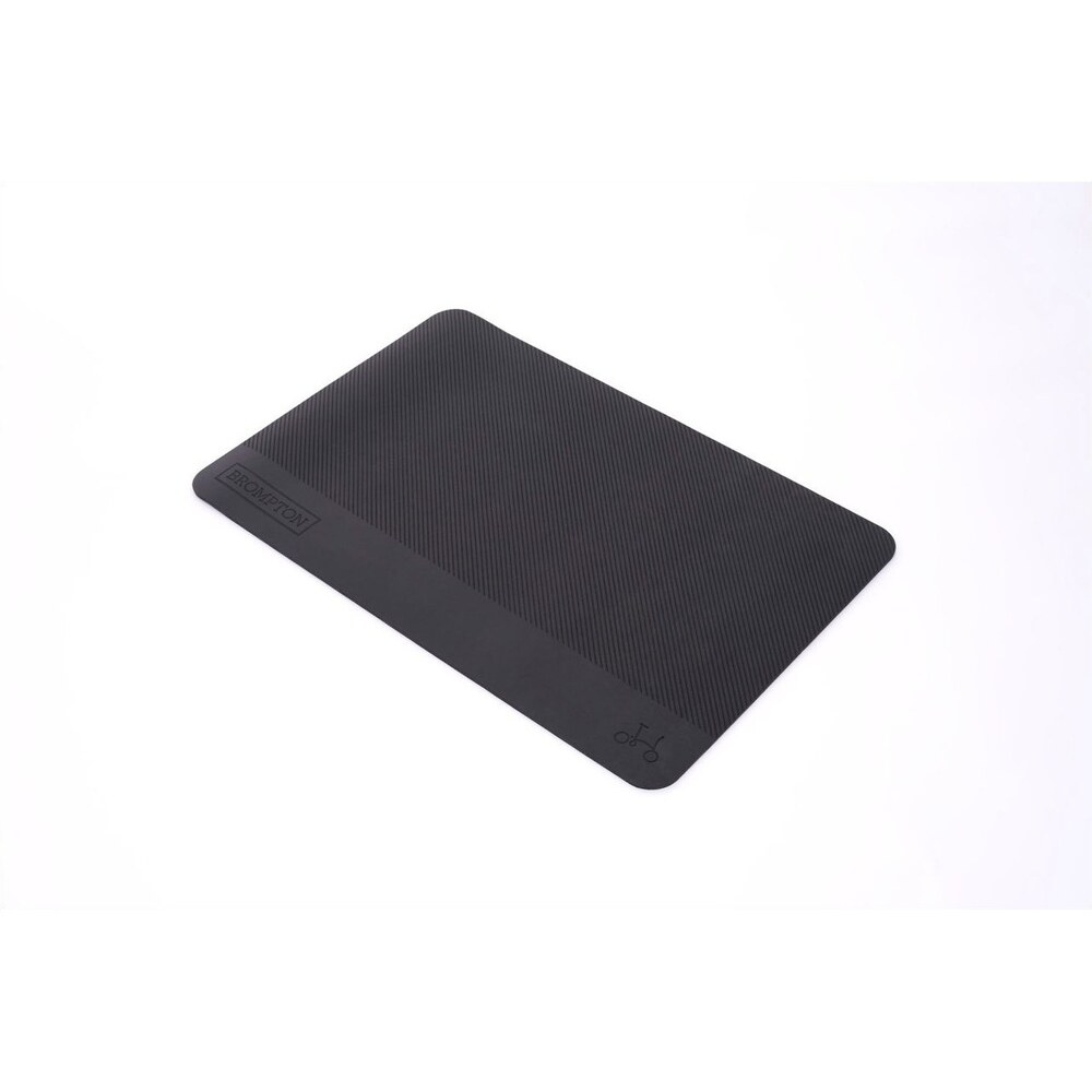 Brompton Storage Mat in black on a clean white background