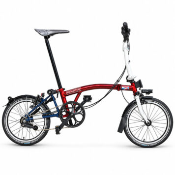 Brompton Team GB M6L Tokyo 2020 limited edition on white background