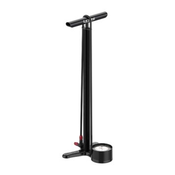 Lezyne CNC Floor Drive Y17 floor pump in Satin Black with ABS-1 Pro