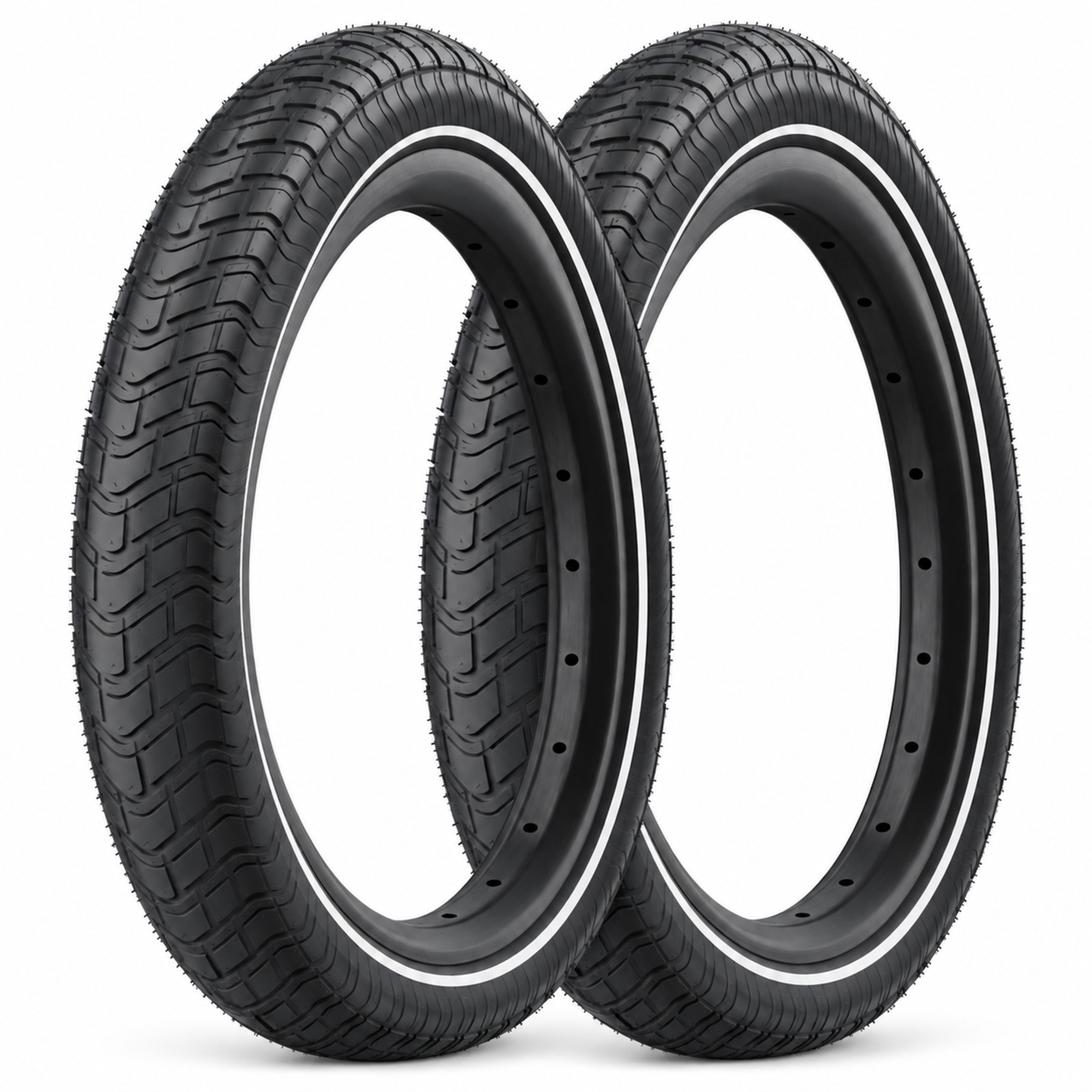Two Schwalbe Motion Big Apple 50-406 tyres sold in pairs for Brompton G Line