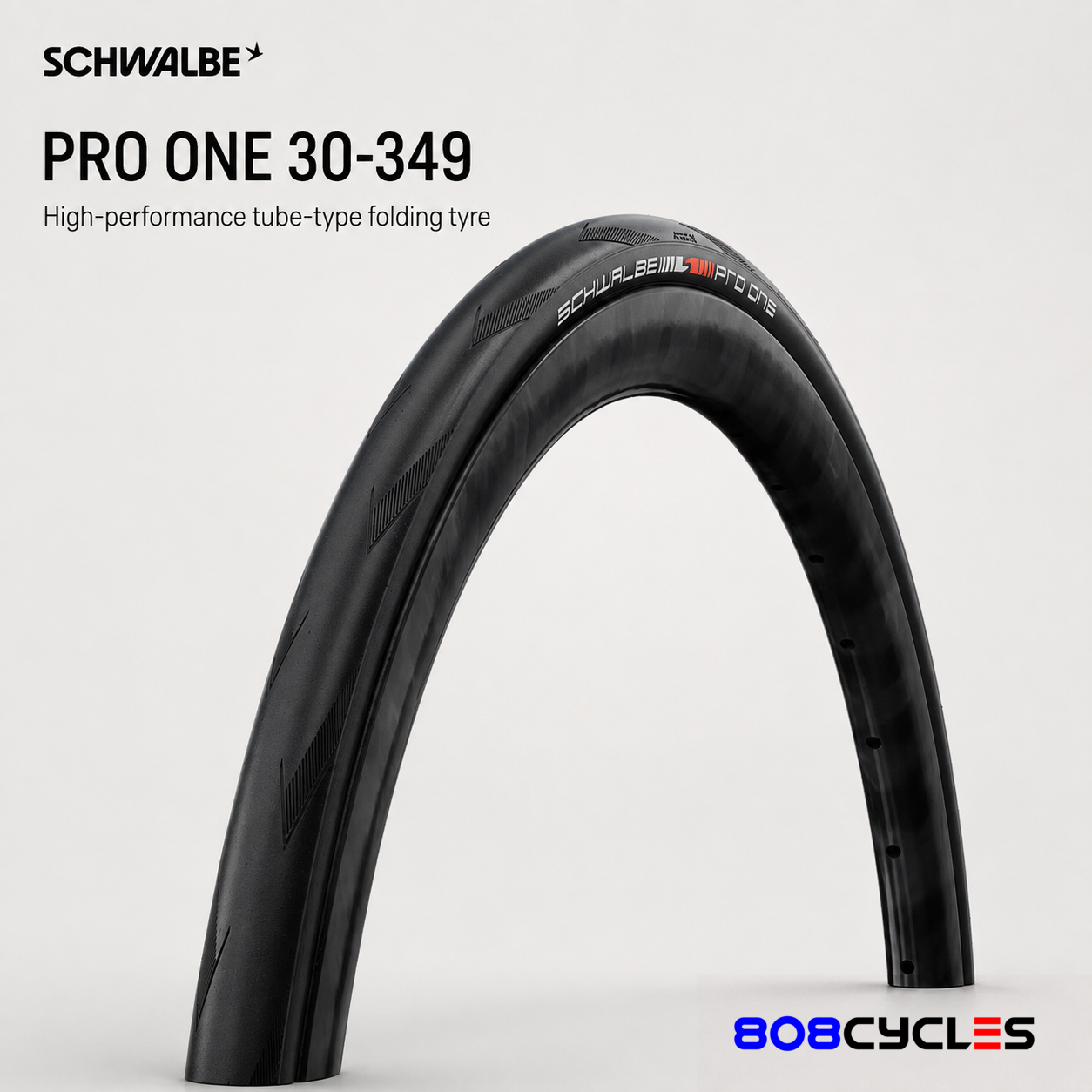 Schwalbe Pro One 30-349 Folding Tyre for Brompton – Black - Image 3