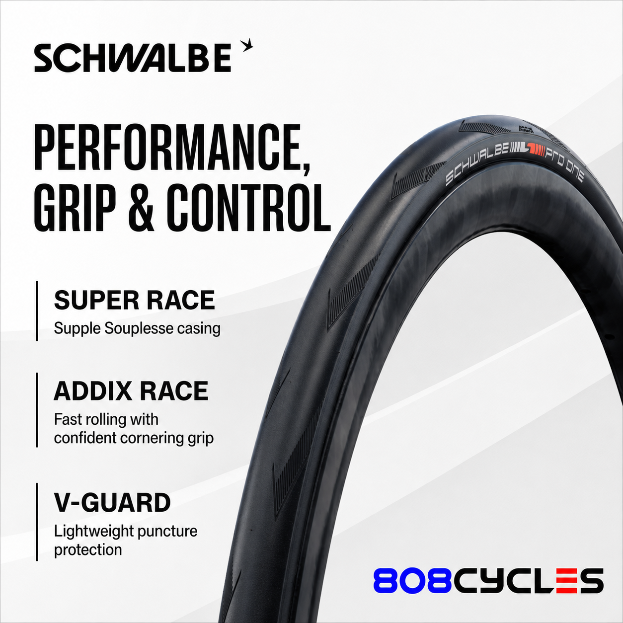 Schwalbe Pro One 30-349 Folding Tyre for Brompton – Black - Image 5