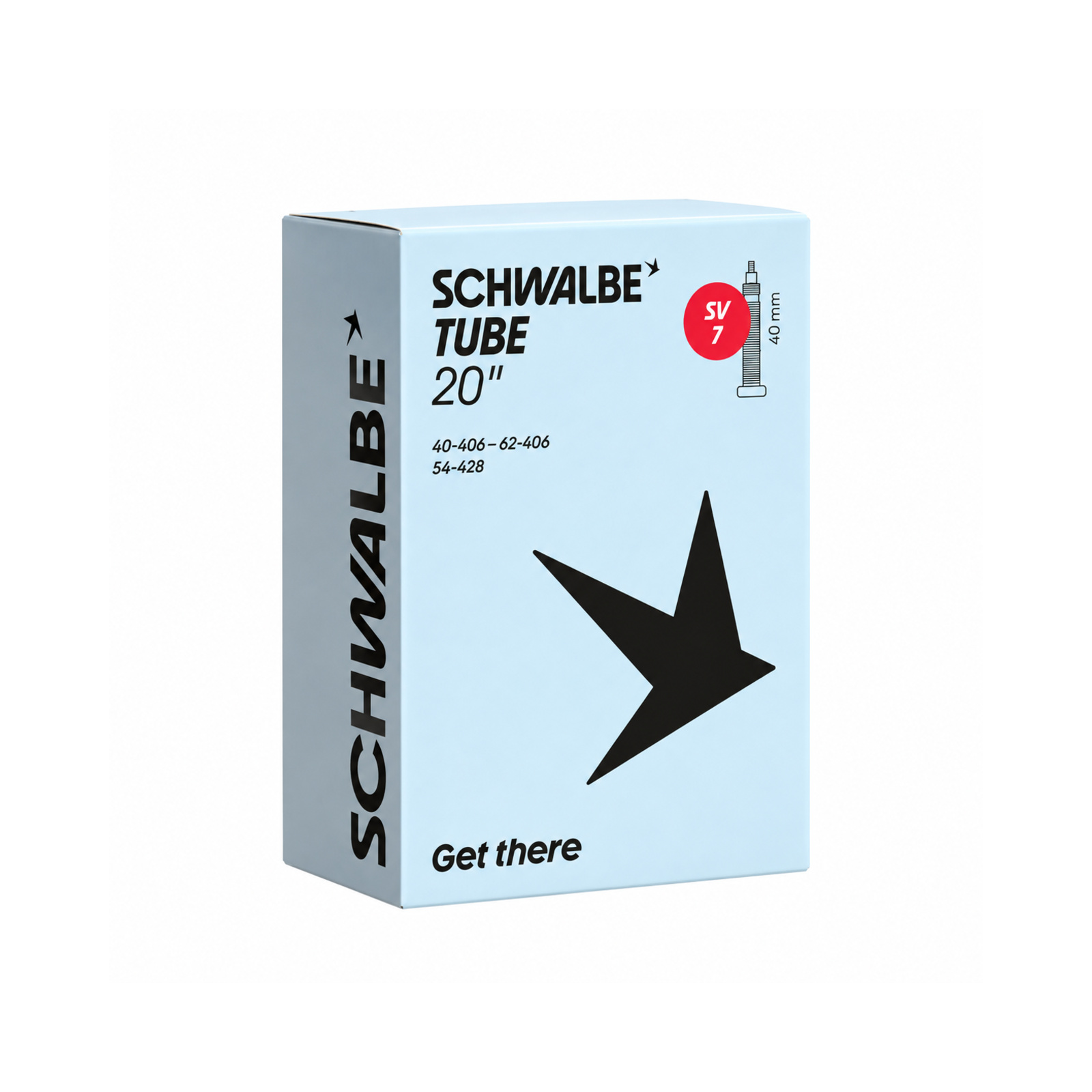 Schwalbe SV7 20-inch inner tube with 40 mm Presta valve