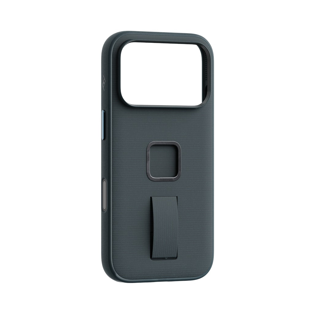 Peak Design SlimLink Loop Case for iPhone 18 Pro – Ocean – rear three-quarter view
