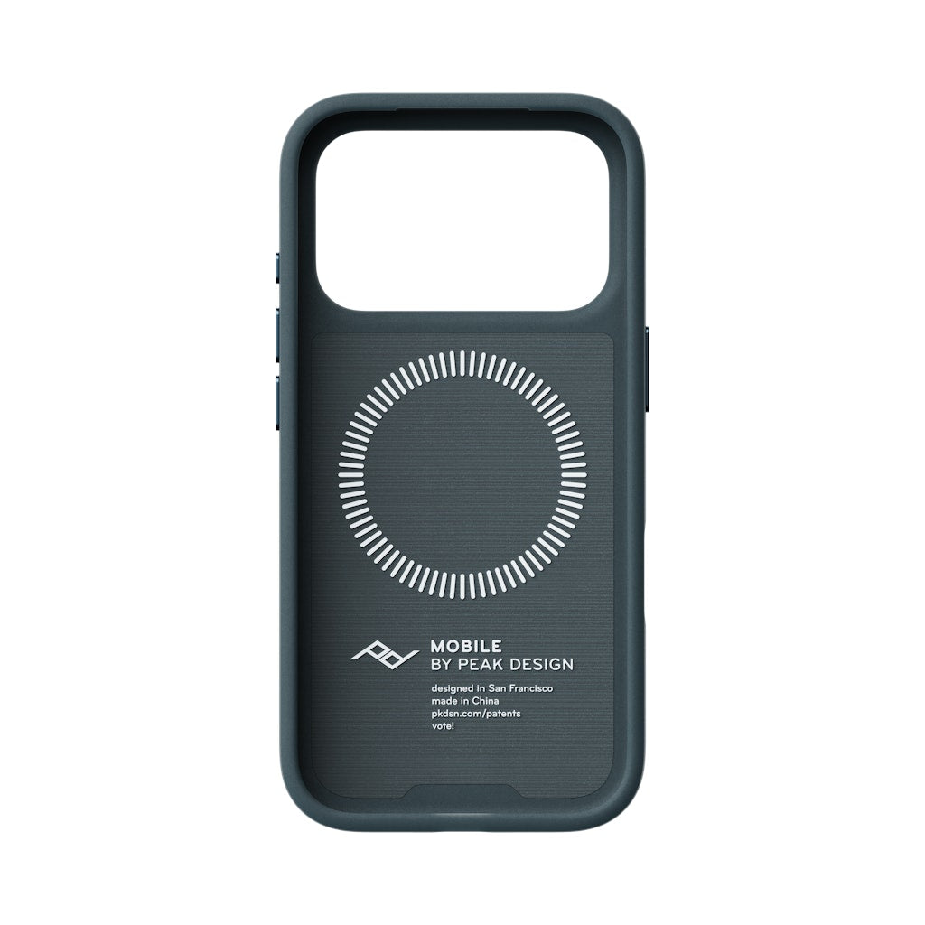 Peak Design SlimLink Loop Case for iPhone 18 Pro – Ocean – interior