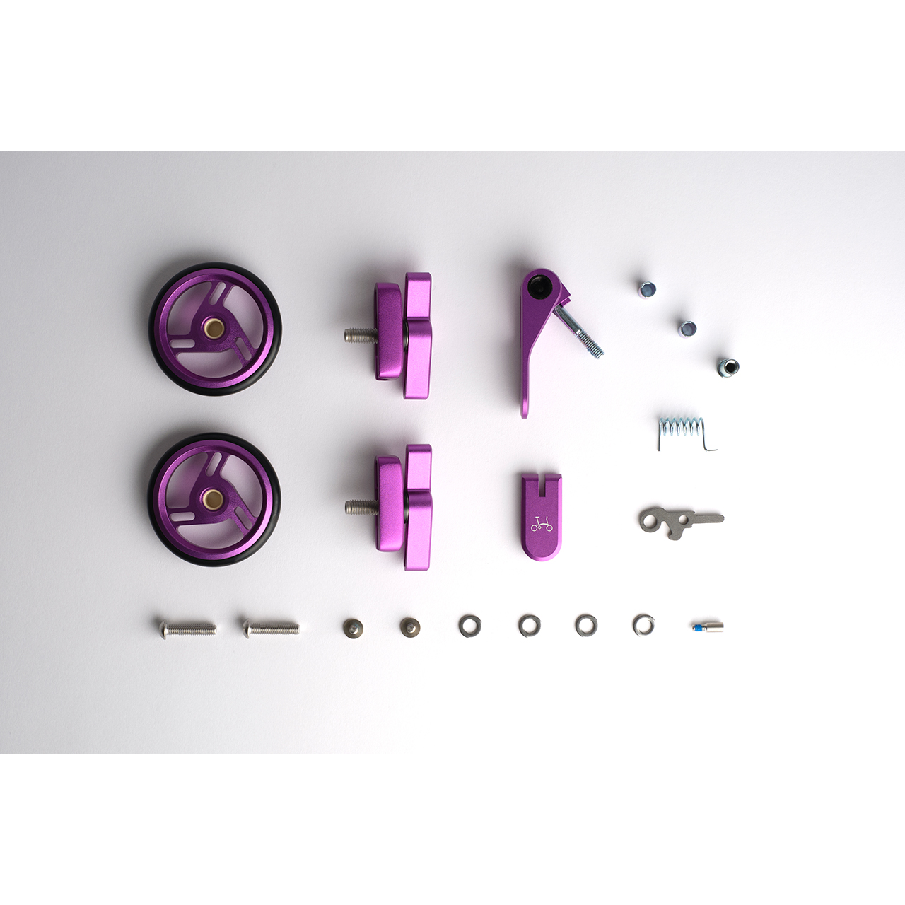Brompton ColourLab touchpoint set for T Line in Purple, Q104182, complete set