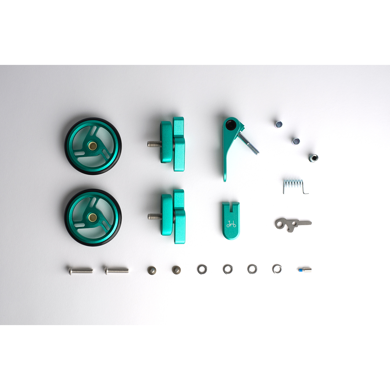 Brompton ColourLab touchpoint set for T Line in Green, Q104183, complete set