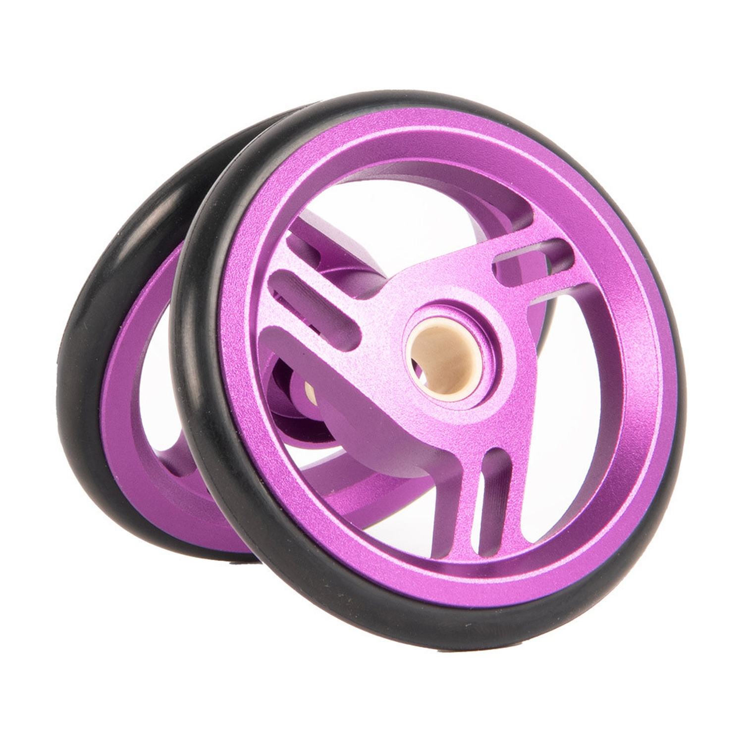 Brompton ColourLab roller wheel pair in Purple, Q104511