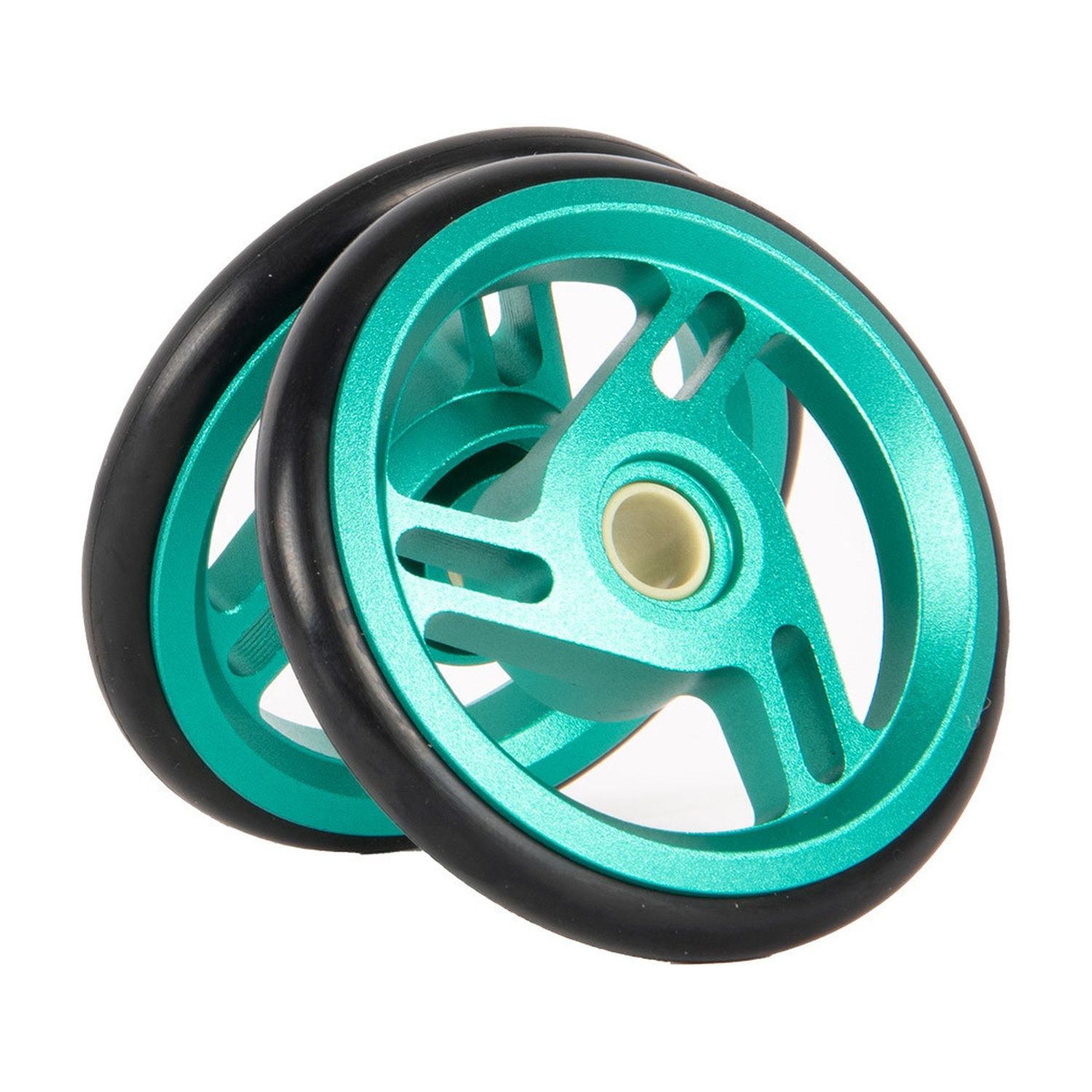 Brompton ColourLab roller wheel pair in Green, Q104512