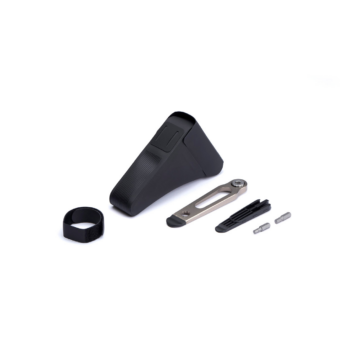 Brompton Puncture Pouch Black Q103275 with puncture repair tools and spare inner tube
