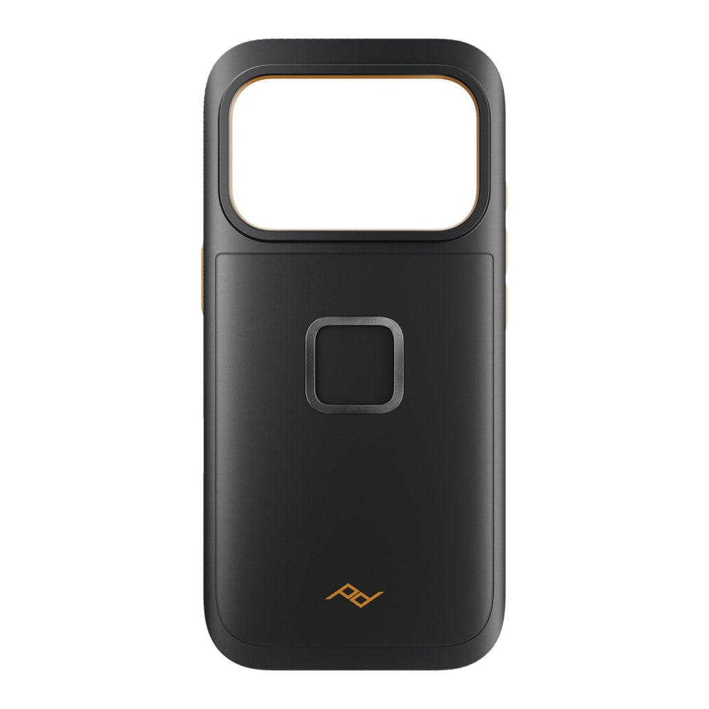 Peak Design GNAR Case for iPhone 17 Pro, Black, rear view