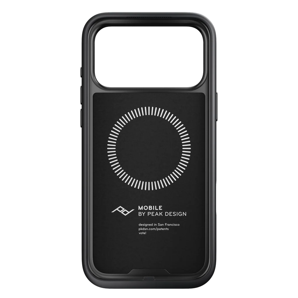 Peak Design Everyday Case for iPhone 17 Pro Max – Black Clarino – interior